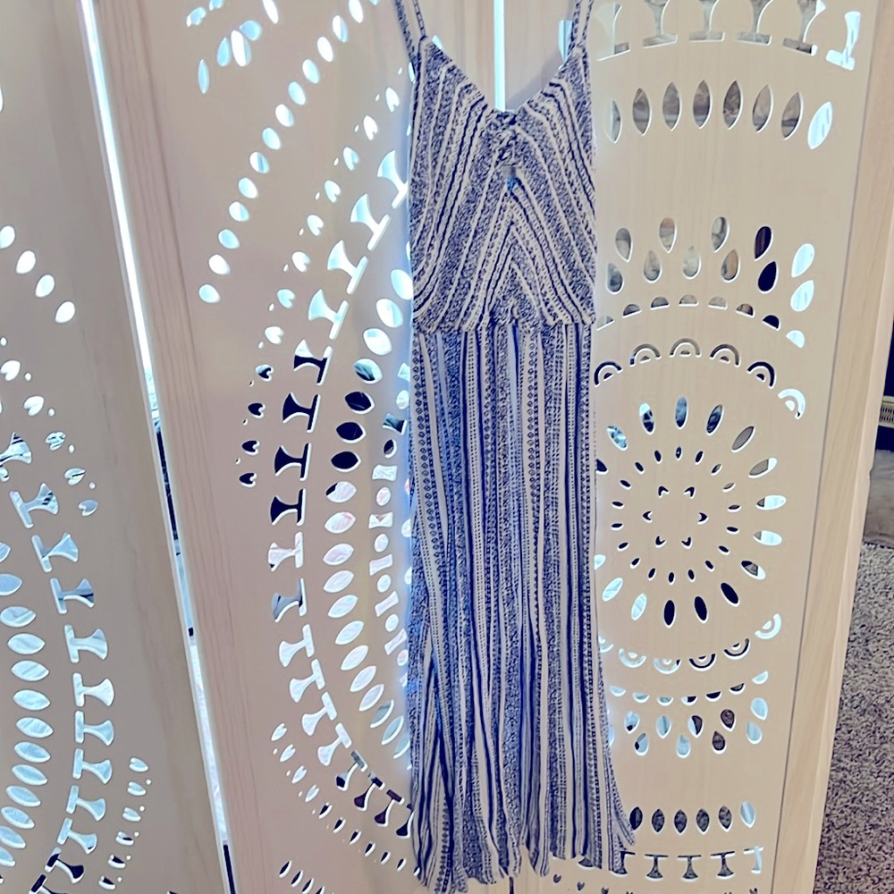 Blue Midi Summer Dress